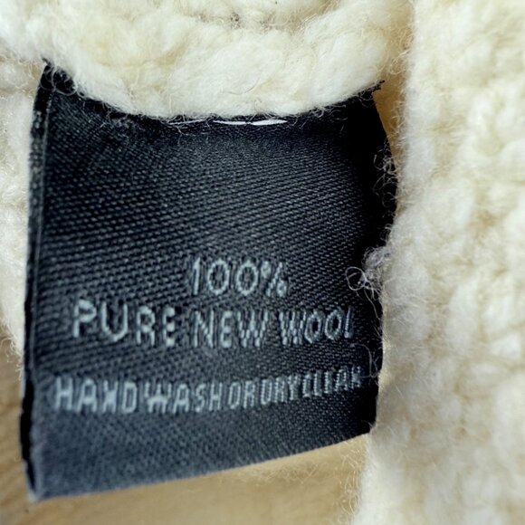 Aran Islands Knitwear 100% Wool Cable‑Knit Cardigan XS – Artisan Irish Sweater - Picture 7 of 11